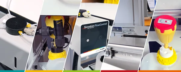 Collage of FlowControl image sections